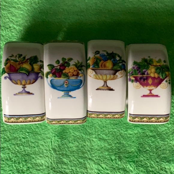 Casa Elite fruit’themed porcelain napkin rings - Picture 15 of 16